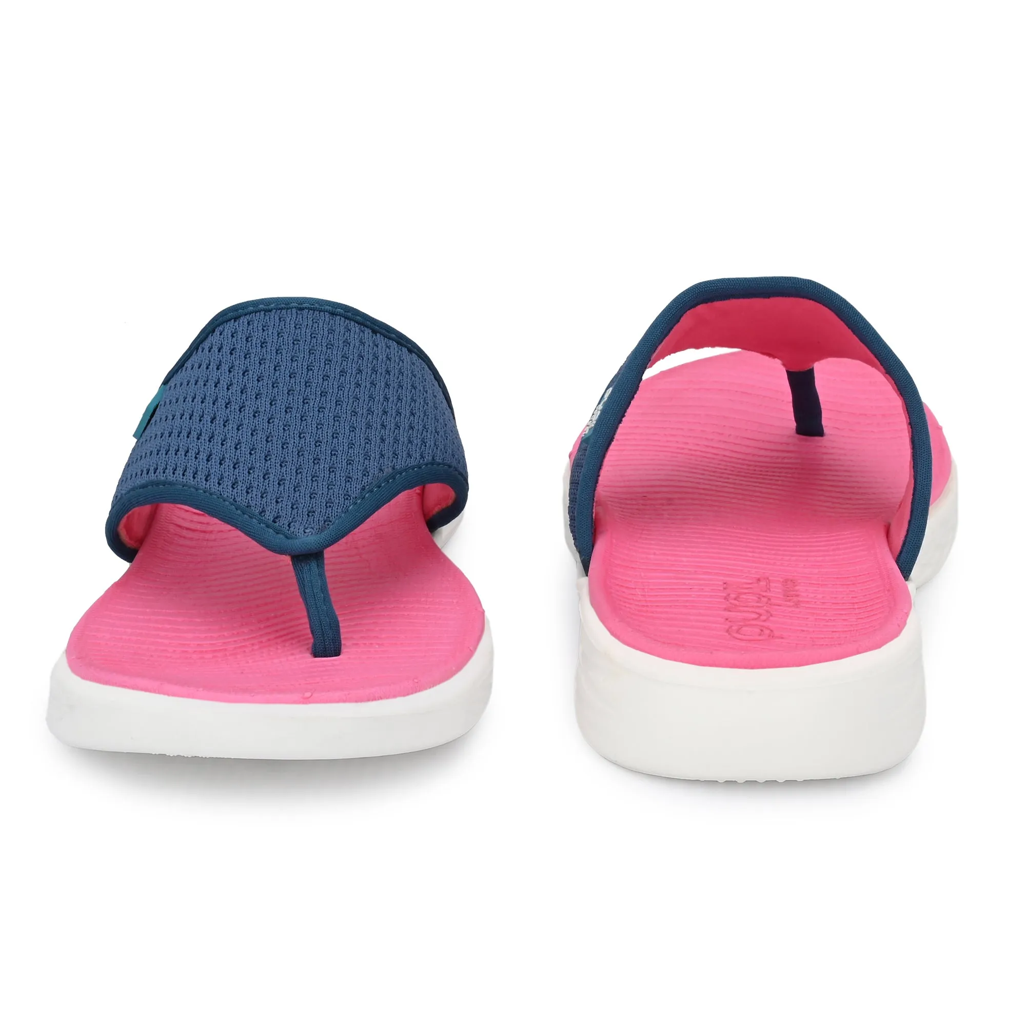 Pupil London Women's KENT-101, Flip-Flop, Pink & Blue