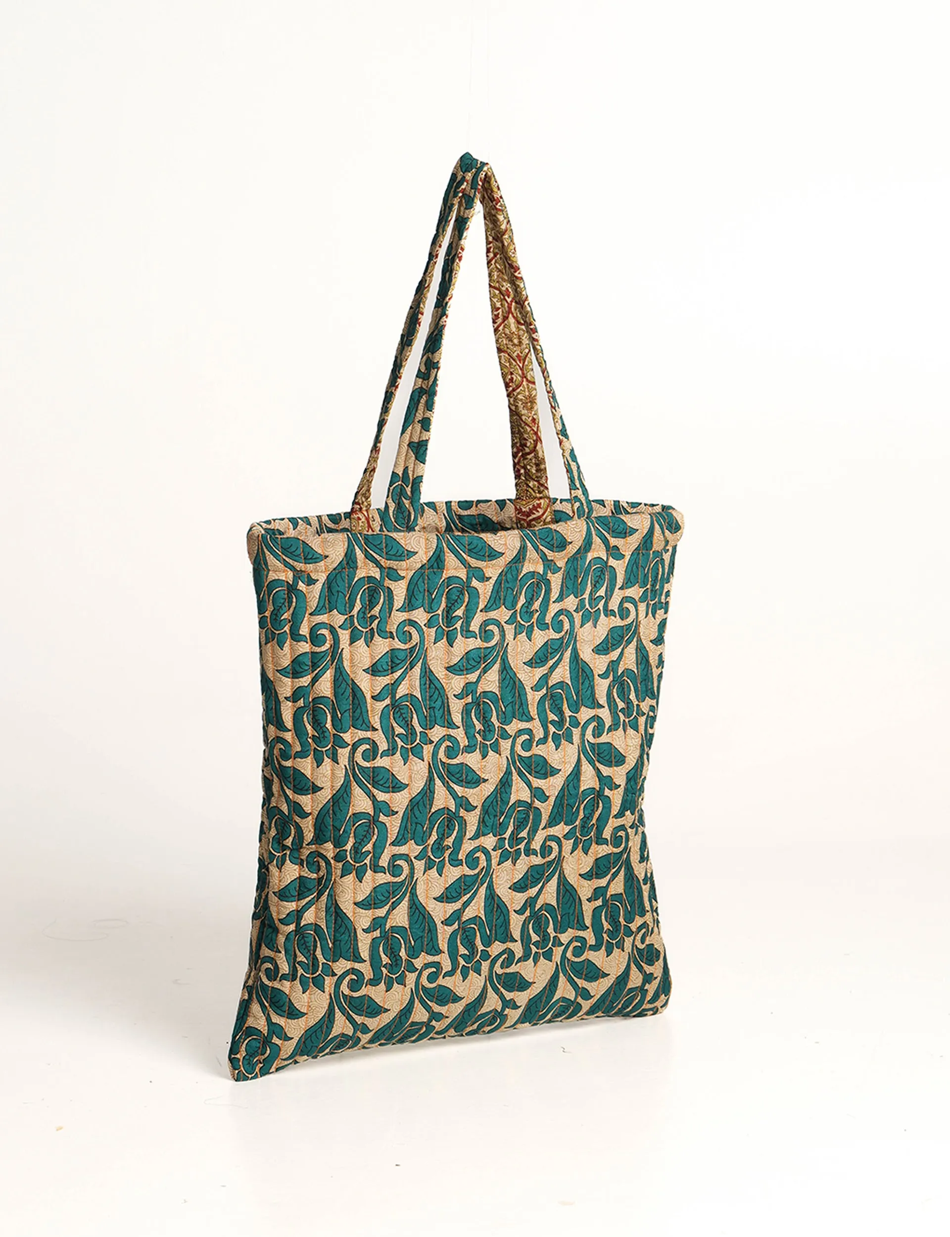 QUILTED SHOPPER BAG