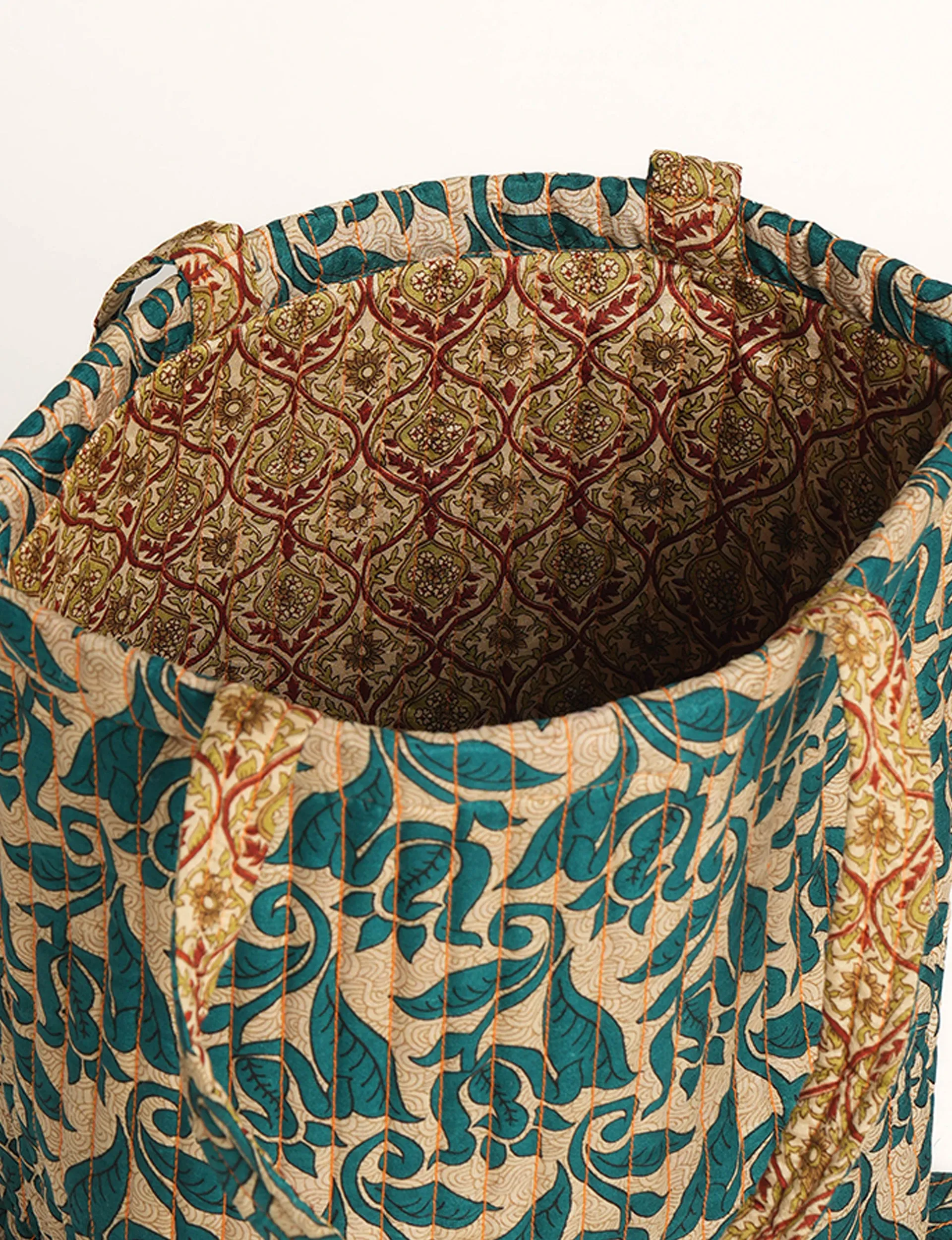 QUILTED SHOPPER BAG