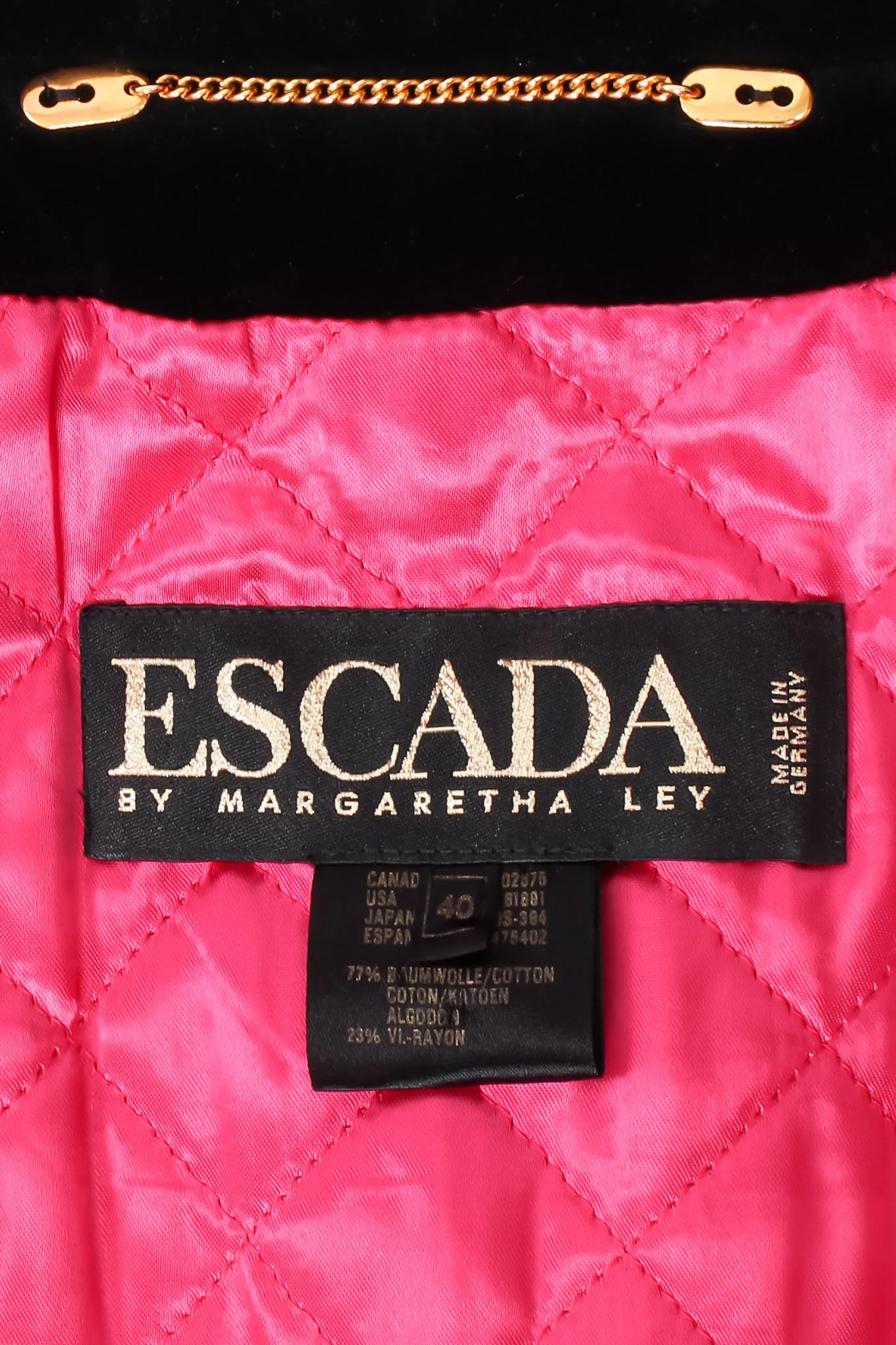 Quilted Velvet Rainbow Ring Parka