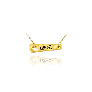 "Love" Banner Pendant