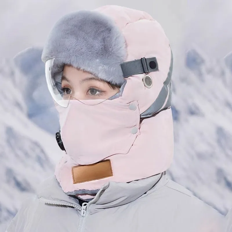 Reflective Safety Strip Warm Trapper Hat