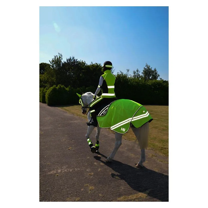 Reflector Mesh Exercise Sheet by Hy Equestrian
