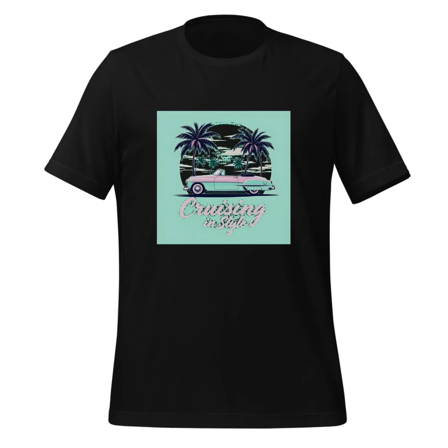 Retro Convertible Cruising in Style | Classic T-Shirt (Unisex)