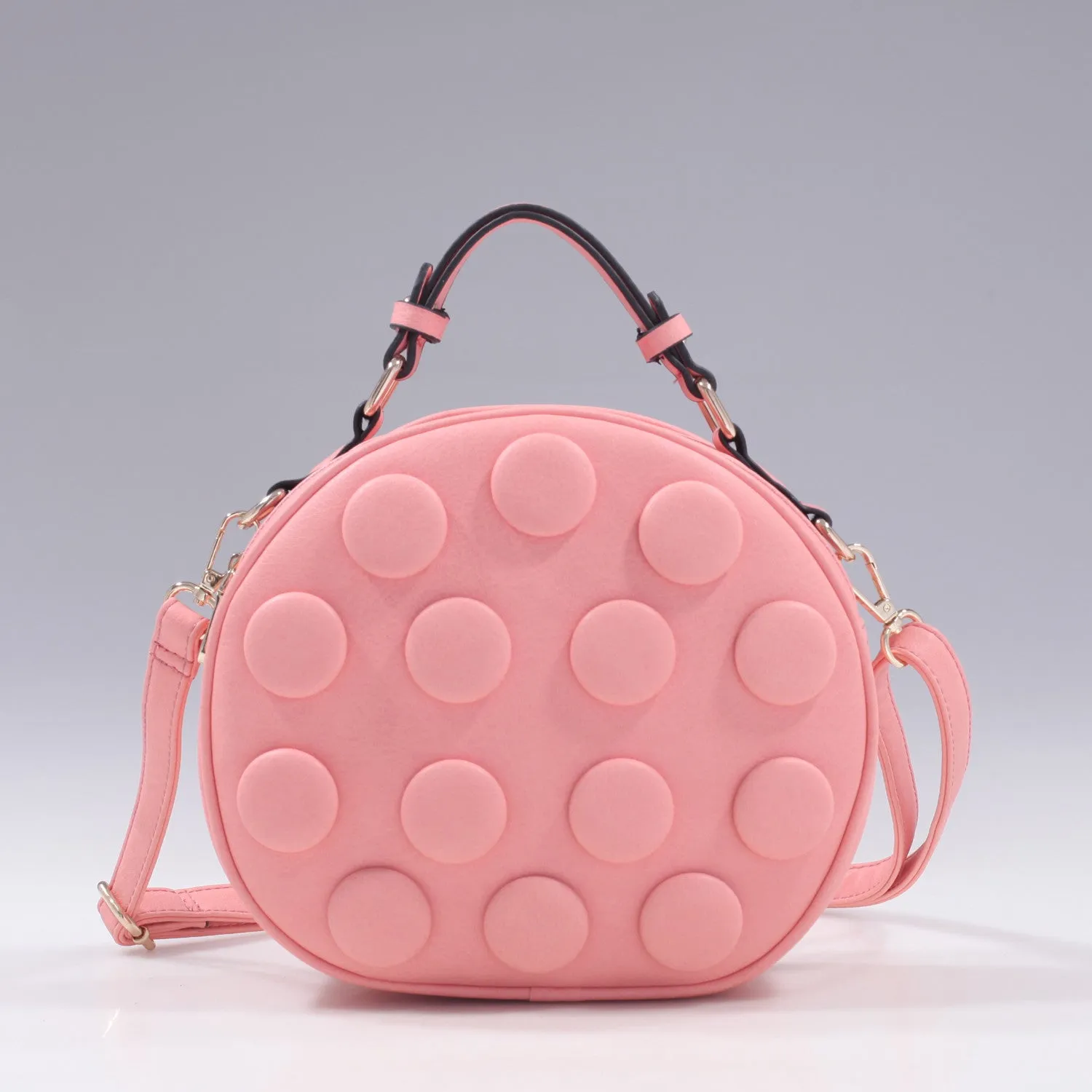Retro Faux Leather Dual Compartments Crossbody Mod Satchel Handbag Purse
