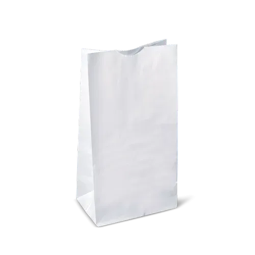 RiteEarth - 12 Lbs Plain White Paper Bag, Pack of 500, 2Bn/Case (1000/Case) - PB120W