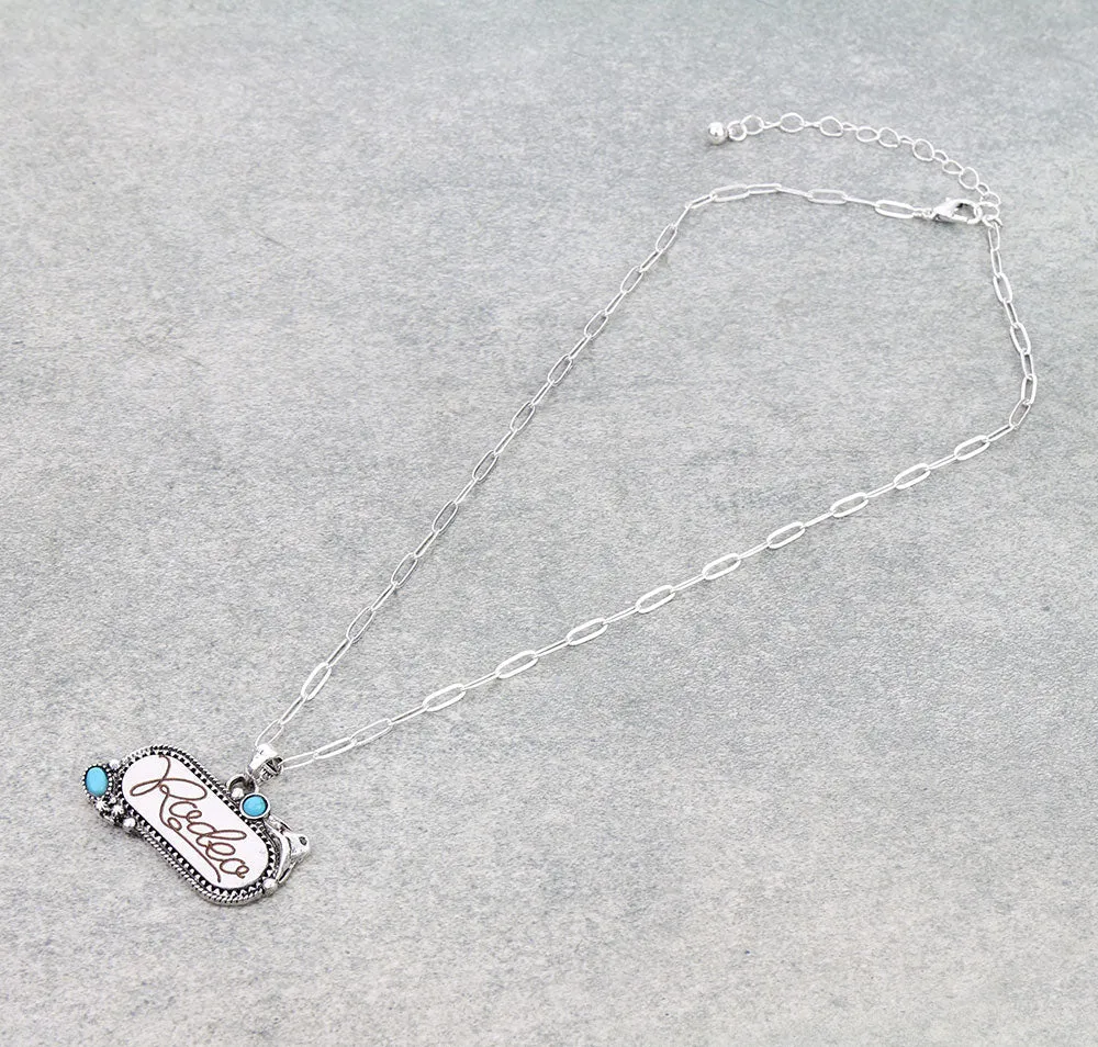Rodeo Time Fashion Necklace
