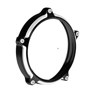 Roland Sands Design 5-3/4 Incehes Headlight Bezel Vintage Compatible for Harley-Davidson Blackline 2011-2013 - Black