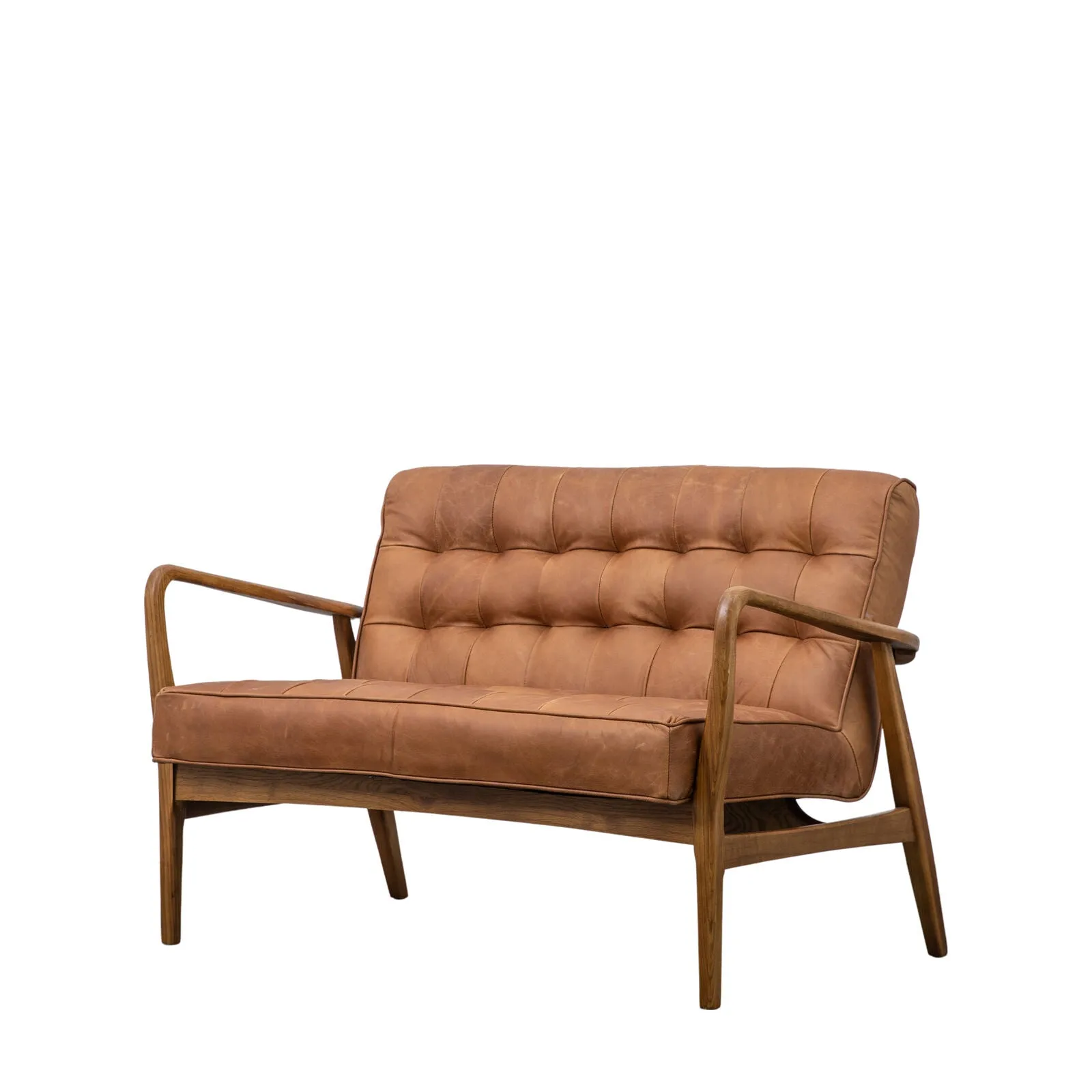 RONSON 2 Seat Vintage Leather Sofa