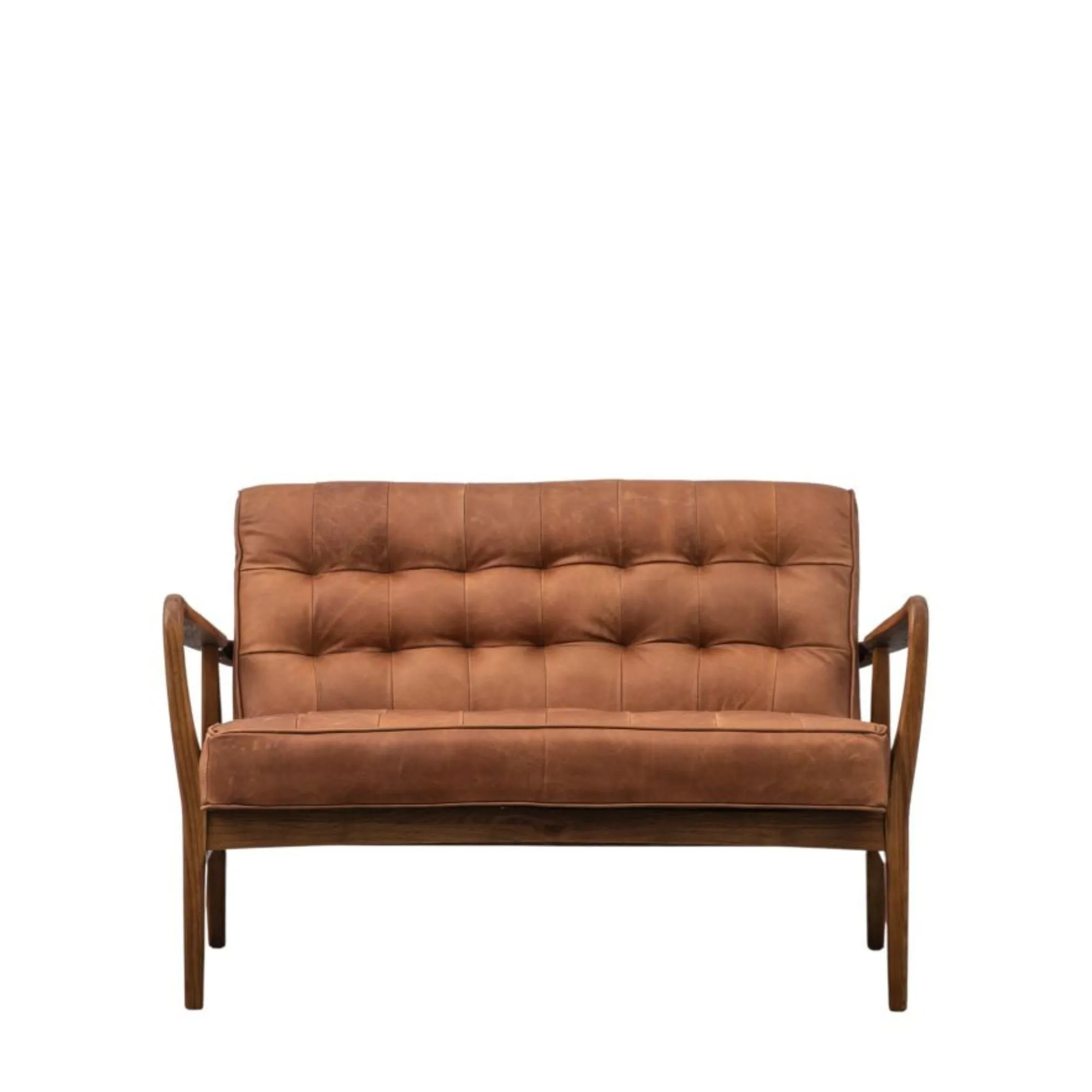 RONSON 2 Seat Vintage Leather Sofa