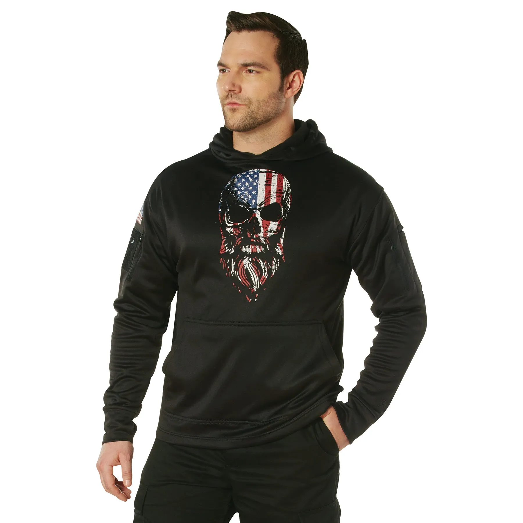 Rothco Concealed Carry Hoodie - Bearded Skull