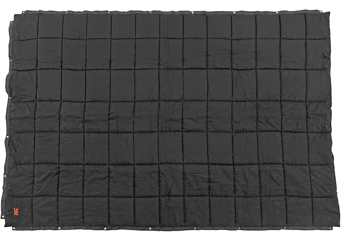 Rough Country Lightweight Waterproof Camping Blanket with Carrying Bag - 99041, X Large, Black