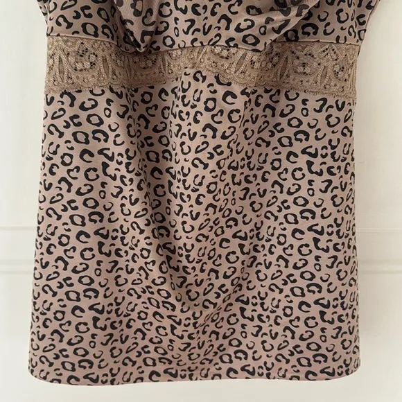 Ruby Ribbon Lace Leopard Cheetah Cami 40