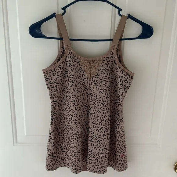 Ruby Ribbon Lace Leopard Cheetah Cami 40