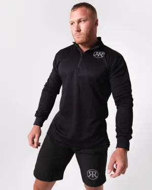 RUTHLESS PERFORMANCE SPEC OPS SERIES - Premium Black Zipper Longsleeve