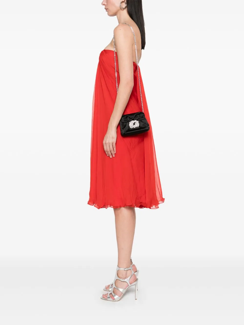 Rv bouquet satin clutch