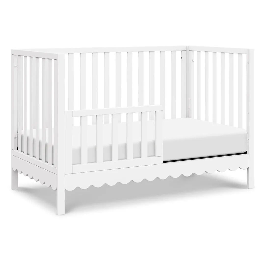 Sammy Scallop 4-in-1 Convertible Crib daVinci Color: White
