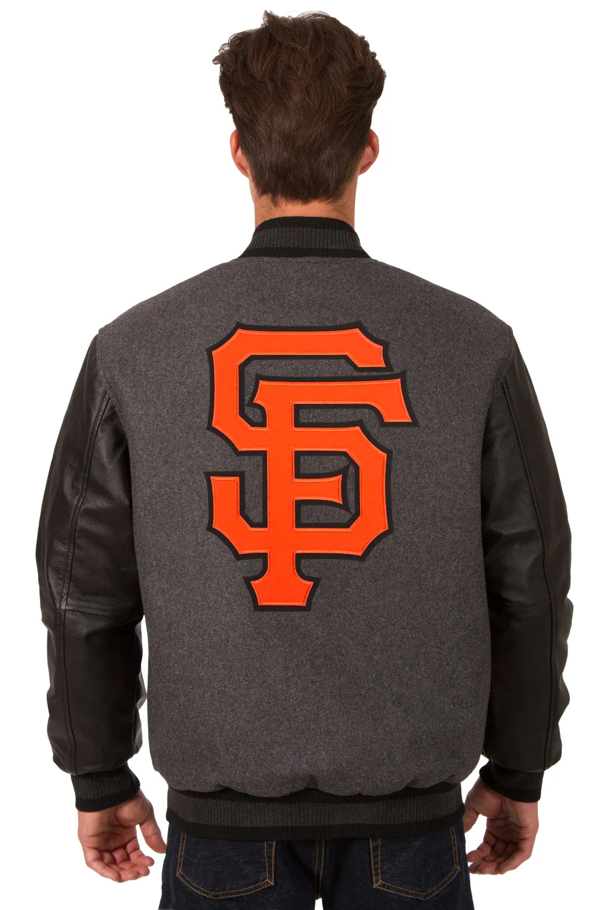 San Francisco Giants Reversible Wool and Leather Jacket