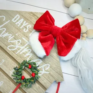 Santa Suit Pre-Tied Bow Strip