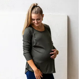 Sasha Nursing Long Sleeve - Crocodile