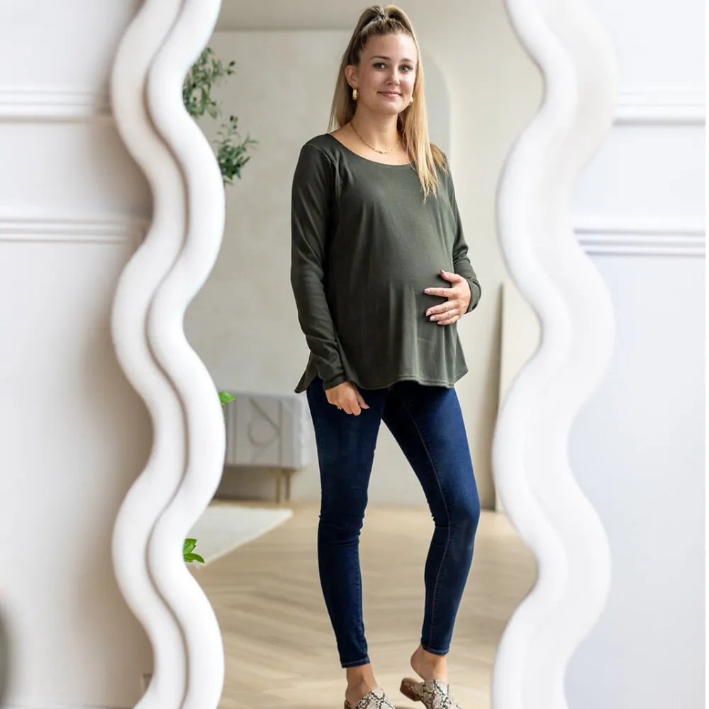 Sasha Nursing Long Sleeve - Crocodile