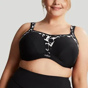 Sculptresse Sports Non Padded Bra Mono Print