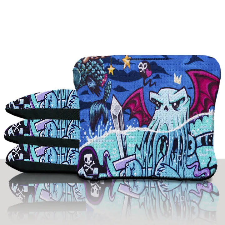 Sea Monster Cornhole Bags