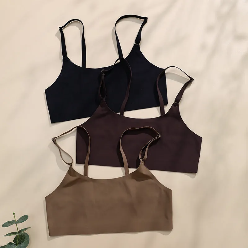 Seamless Soft Women's Neutral Colored Sports Bra Sets