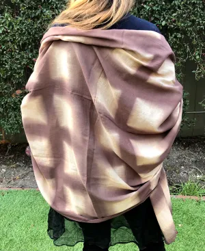 Sequoia & Black Walnut Shawl