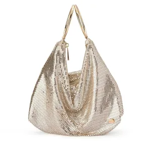 Shar Mesh Convertible Bag - Gold