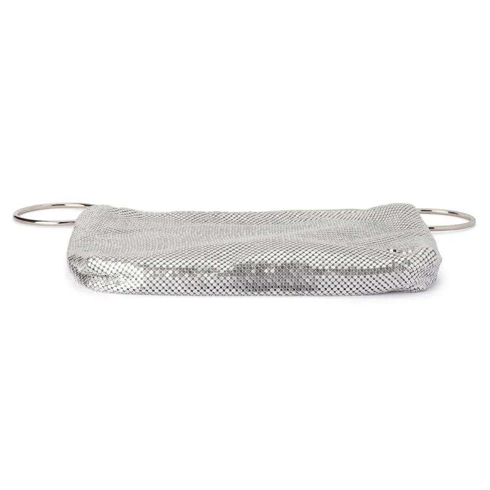 Shar Mesh Convertible Bag - Silver