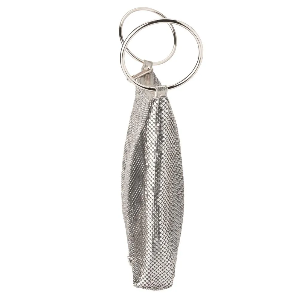 Shar Mesh Convertible Bag - Silver