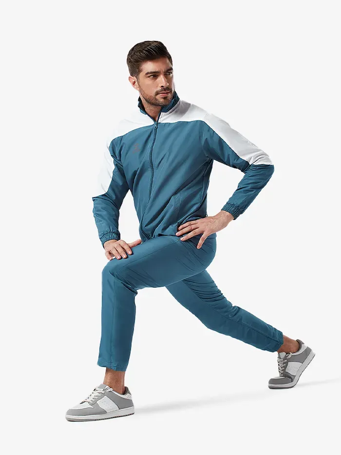 Shrey Classic Comfort Track Suit Combo Teal White
