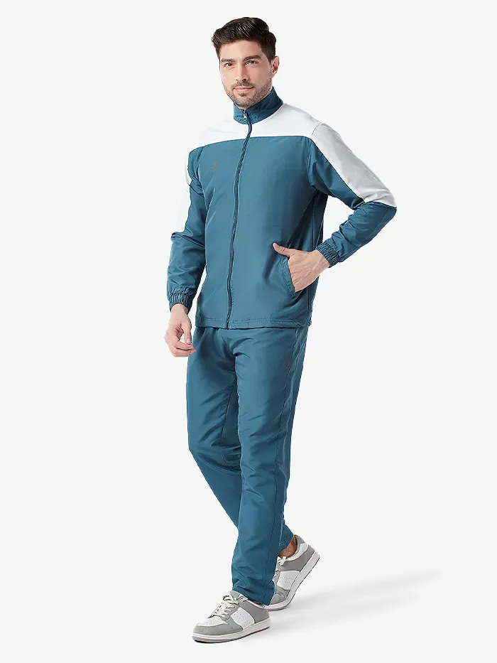 Shrey Classic Comfort Track Suit Combo Teal White