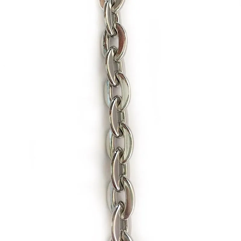 Silver Cable Link Chain by the Inch (#3050)