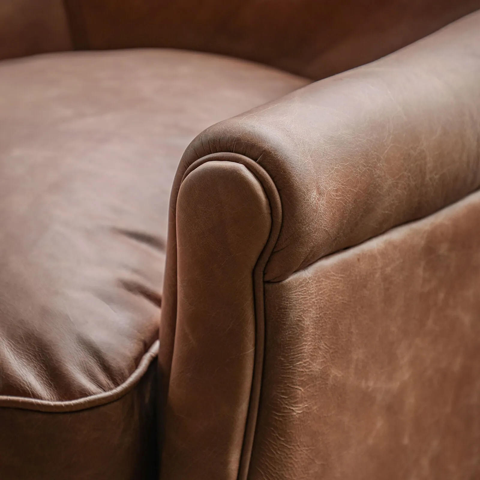 Sir Alfred Vintage Leather Armchair