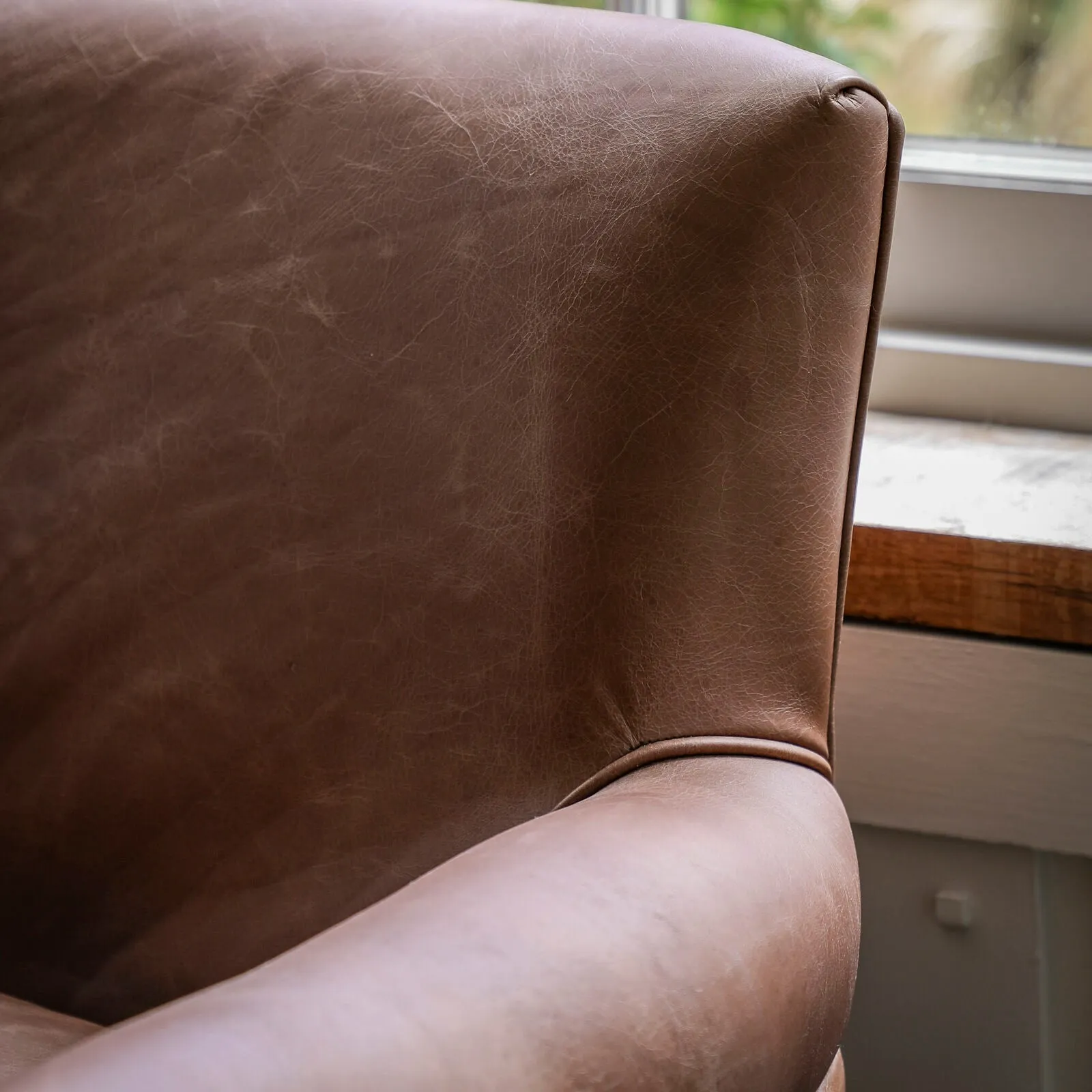 Sir Alfred Vintage Leather Armchair
