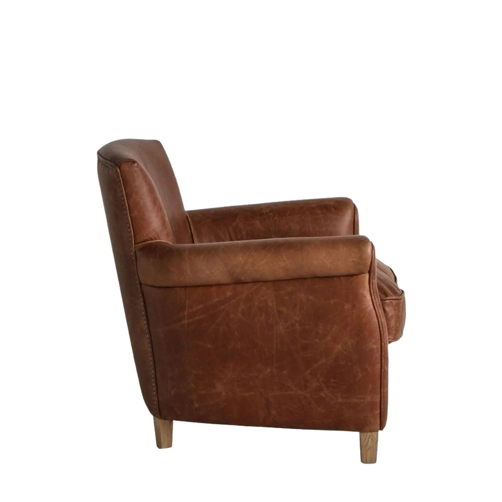 Sir Alfred Vintage Leather Armchair