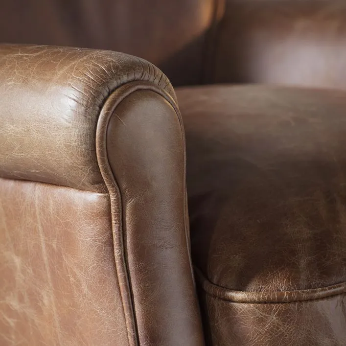 Sir Alfred Vintage Leather Armchair