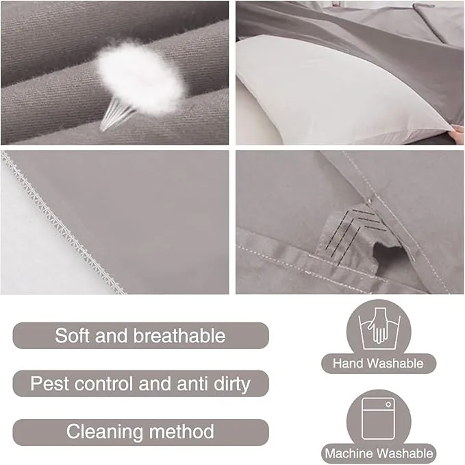 Sleeping Bag Liner Camping Travel Home Bed Sheet Lightweight Breathable Hotel Compact Sacks