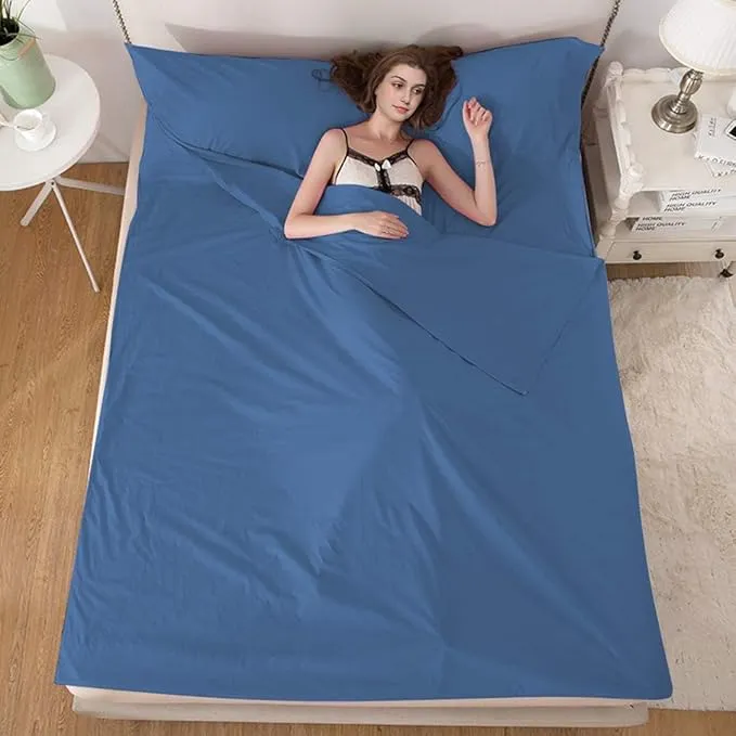 Sleeping Bag Liner Camping Travel Home Bed Sheet Lightweight Breathable Hotel Compact Sacks