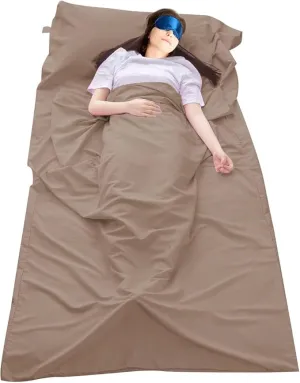 Sleeping Bag Liner Camping Travel Home Bed Sheet Lightweight Breathable Hotel Compact Sacks