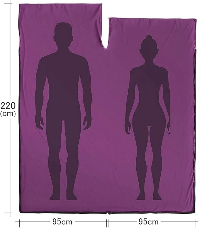 Sleeping Bag Liner,Travel Sheets & Adult Sleep Sack for Backpacking,Hotels & Hostels,Lightweight Single Camping Sleeping Bag Liners for Travel