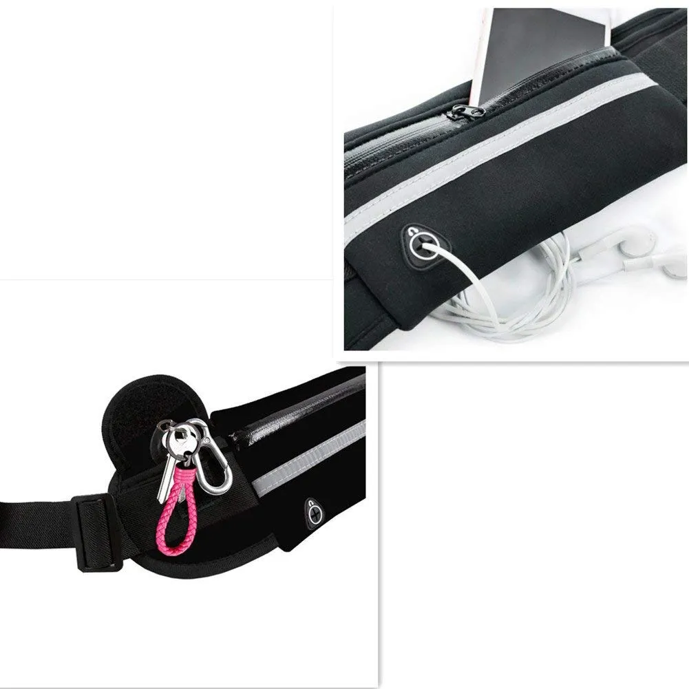 Sports Running Belt and Travel Fanny Pack for Jogging, Cycling and