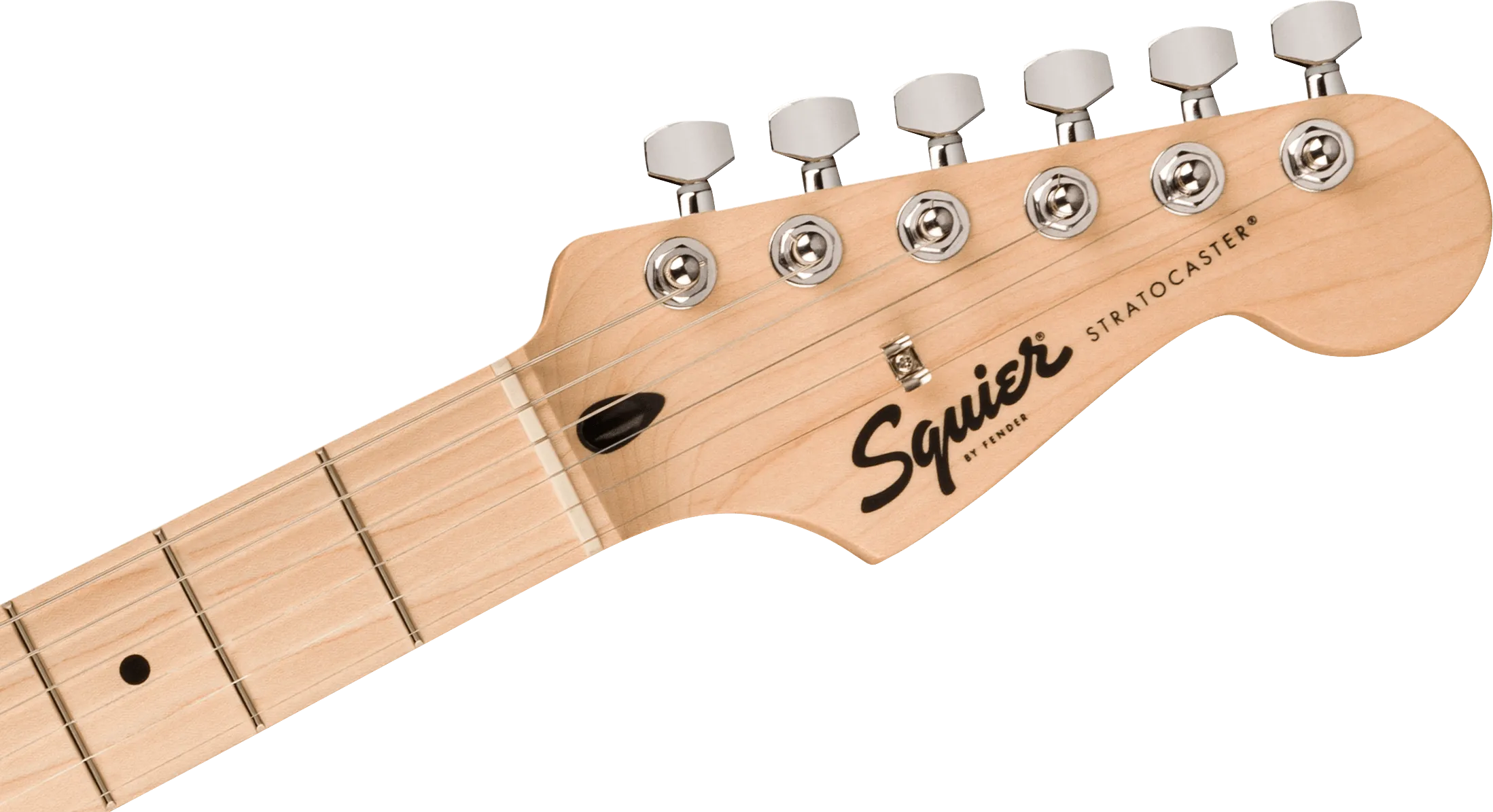 Squier Sonic Stratocaster HT H, Maple Fingerboard, White Pickguard, Flash Pink