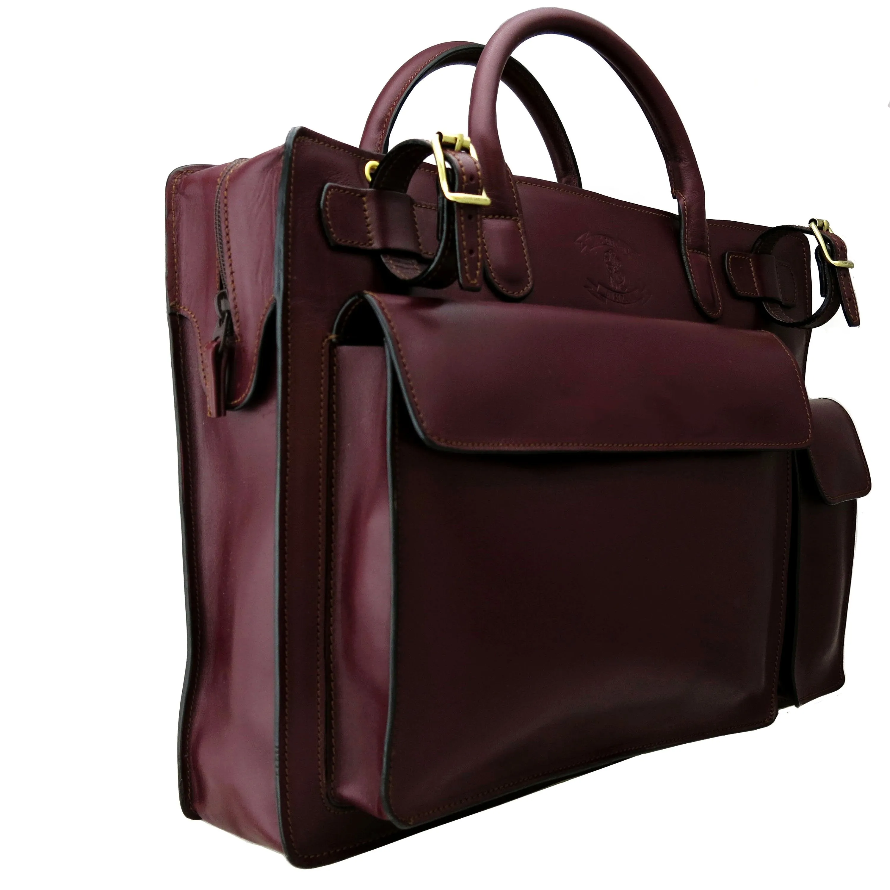 STAGE TWO XL- Briefcase ( 1 XL Large Soft Briefcase, Messenger Wider Satchel )
