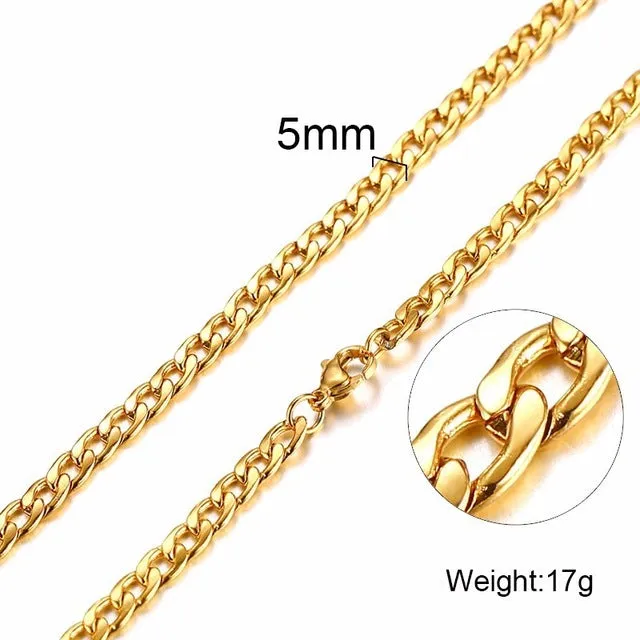 Stainless Steel Curb Link Chain