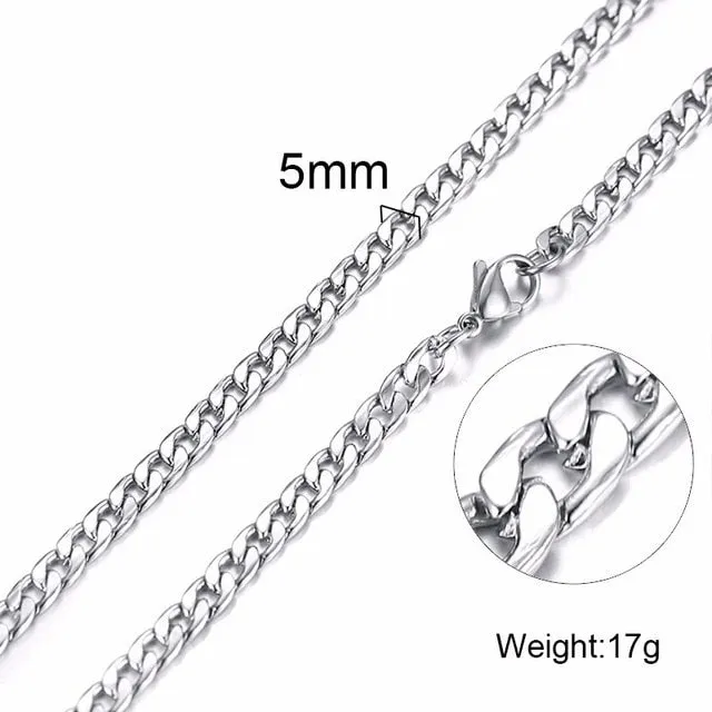 Stainless Steel Curb Link Chain
