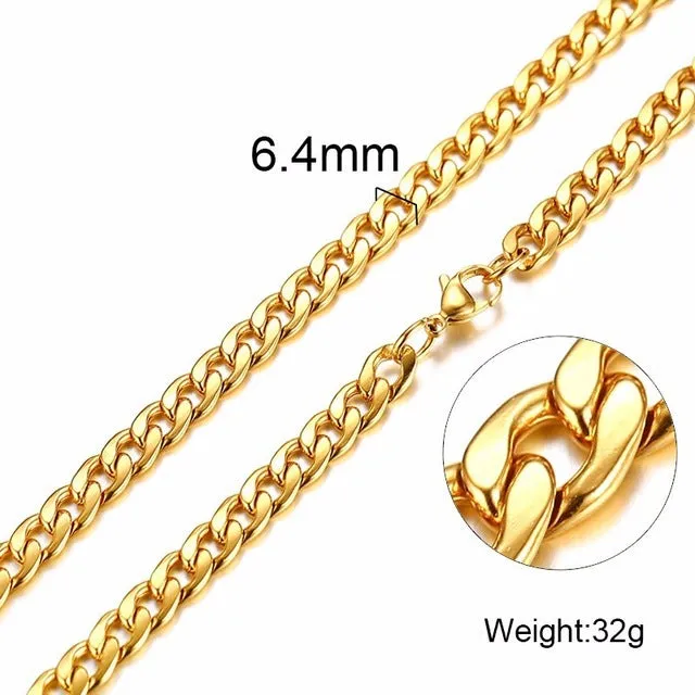 Stainless Steel Curb Link Chain