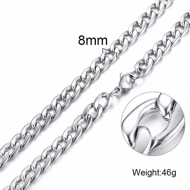 Stainless Steel Curb Link Chain